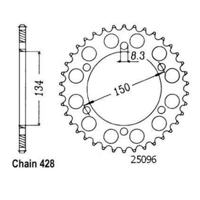 Rozeta pro Kawasaki 25096CZ48